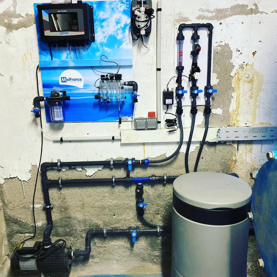 Entreprise pour traitement de l'eau d'une piscine au sel a Cogolin dans le Var