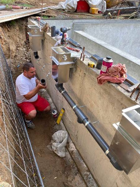 Création d'une filtration piscine