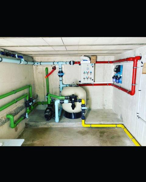 Installation système de filtration pour piscine st tropez