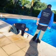 Recherche de fuite d'eau dans une piscine à Ste maxime dans le Var