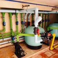 Rénovation d'un local technique de piscine à Cogolin